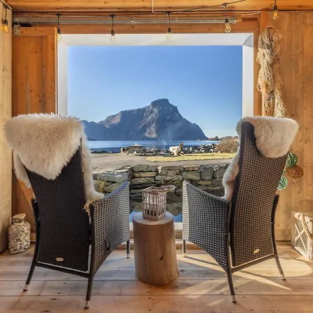 Exclusive Fjord Getaway With Sauna בית נופש