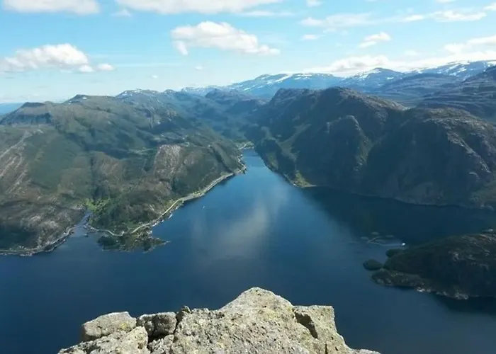 度假居 Exclusive Fjord Getaway With Sauna