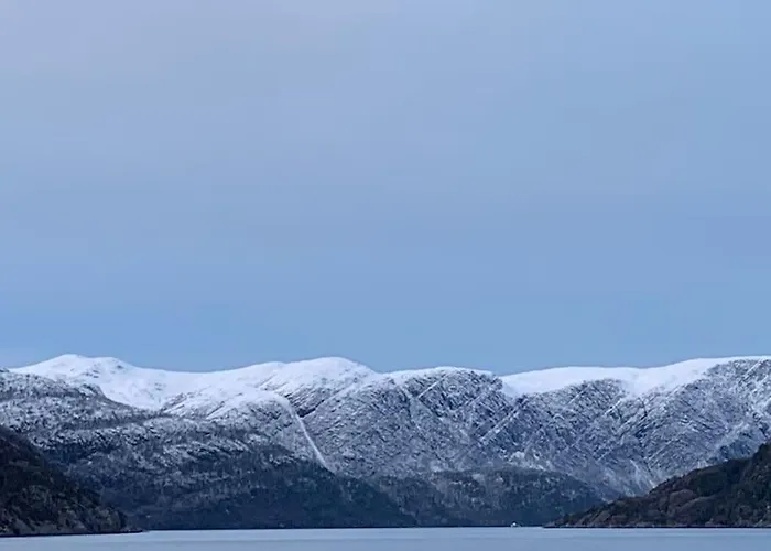 度假居 Exclusive Fjord Getaway With Sauna *