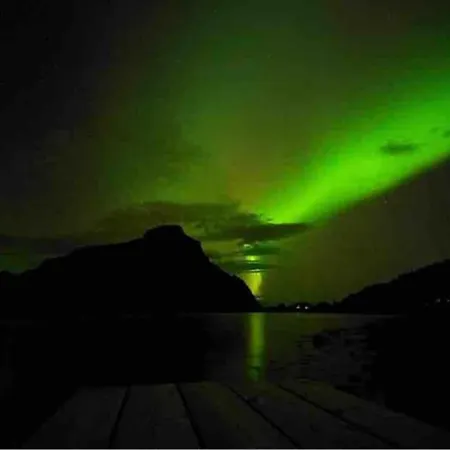 Ferienhaus Exclusive Fjord Getaway With Sauna Leirgulen