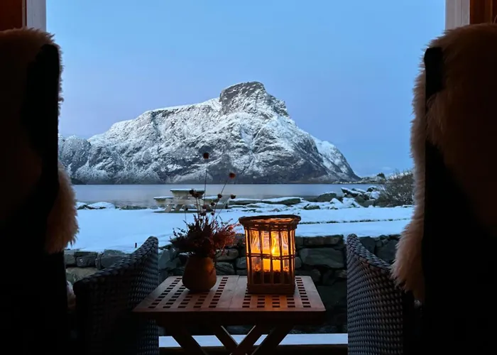 Feriehus Exclusive Fjord Getaway With Sauna Leirgulen